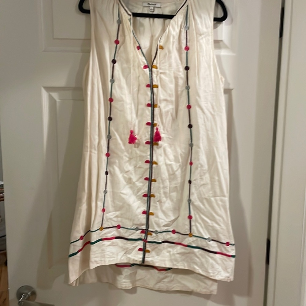 Madewell embroidered dress